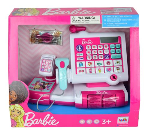 Klein 9339 Kasa sklepowa ze skanerem Barbie