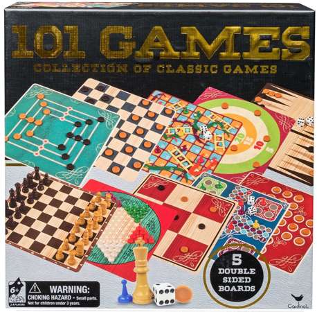 Kolekcja klasycznych gier 101 gier planszowych zestaw szachy warcaby
