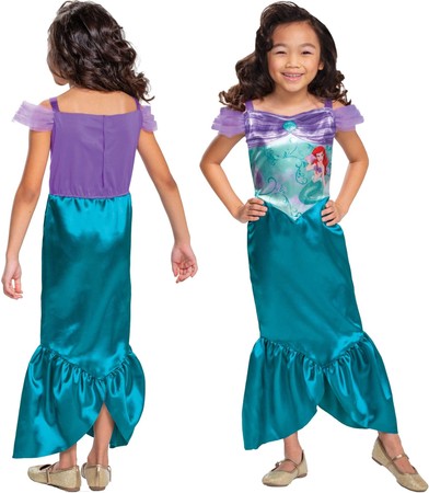 Kostium dla dzieci, Strój Karnawałowy Disney Arielka 124-135 cm 7-8 lat