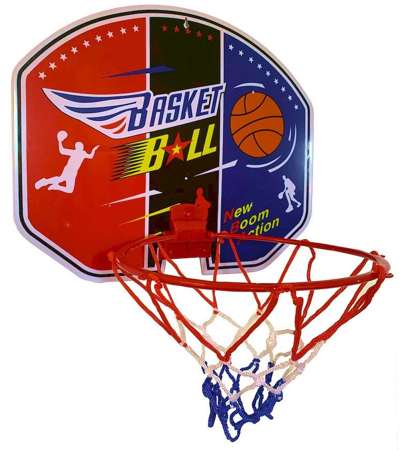 Koszykówka obręcz tablica do gry w kosza z piłką