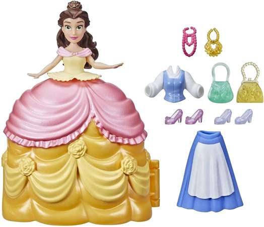 Księżniczki Disney Lalka Bella w sukience z niespodziankami