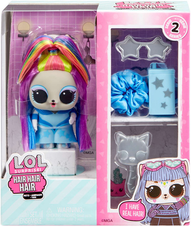L.O.L. Surprise Hair! Hair! Hair! Pets króliczek z włosami do czesania