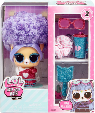 L.O.L. Surprise Hair! Hair! Hair! Pets piesek z włosami do czesania