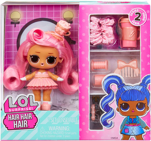 L.O.L. Surprise Hair! Hair! Hair! s2 Laleczka Dainty Darling