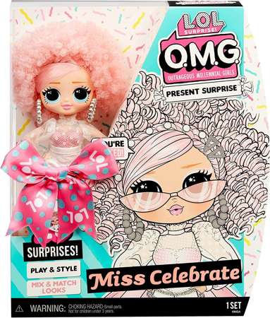 LOL OMG Surprise modna lalka Miss Celebrate + akcesoria