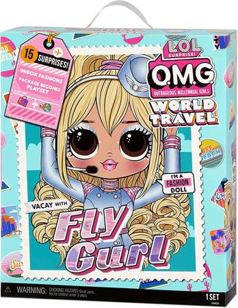 LOL Surprise OMG World Travel lalka Fly Gurl