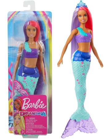 Lalka Barbie Dreamtopia Syrenka z turkusowym ogonem