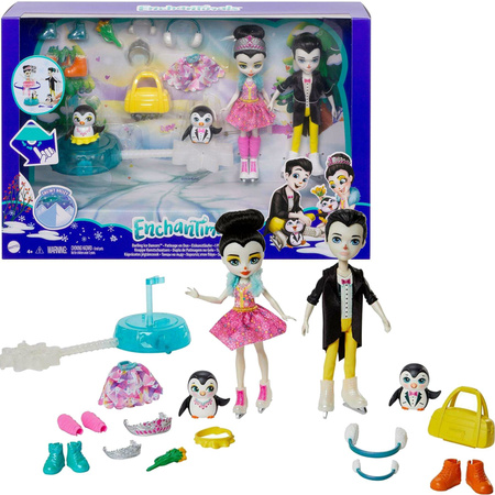 Lalki Enchantimals zestaw Taniec na lodzie