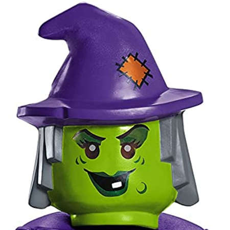 Lego maska Halloween przebranie czarownica 4+