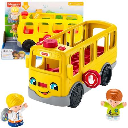 Little People Szkolny autobus małego odkrywcy światło/dźwięk + figurki