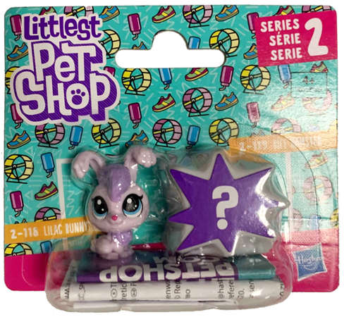 Littlest Pet Shop figurki Lilac Biff królik i chomik