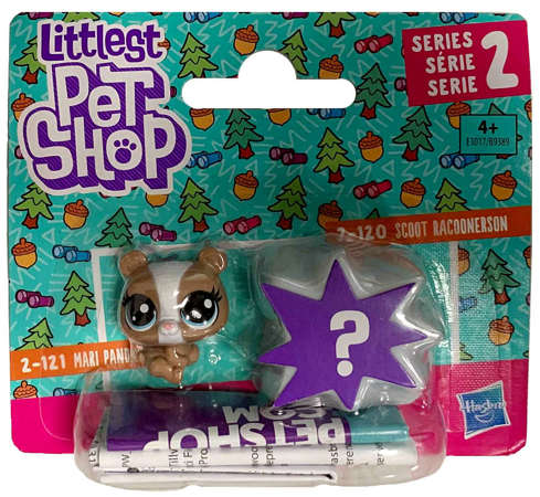 Littlest Pet Shop figurki Mari Scoot miś i szop