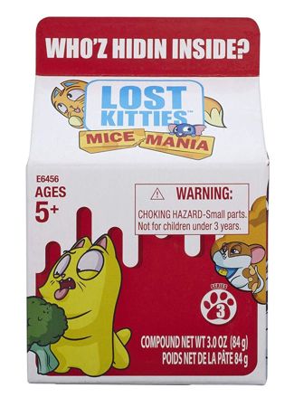 Lost Kitties Mice Mania Myszomania kartonik niespodzianka Hasbro E6456