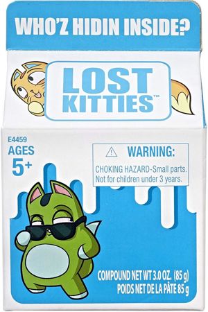 Lost Kitties seria 1 mały kartonik z figurką i akcesoriami E4458 niespodzianka