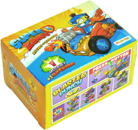 Magic Box Super Zings Seria 4 pojazd MegaJet + figurka SuperZings