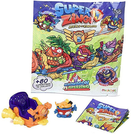 MagicBox Super Zings seria 5 pojazd Aerowagon + figurka Superzings