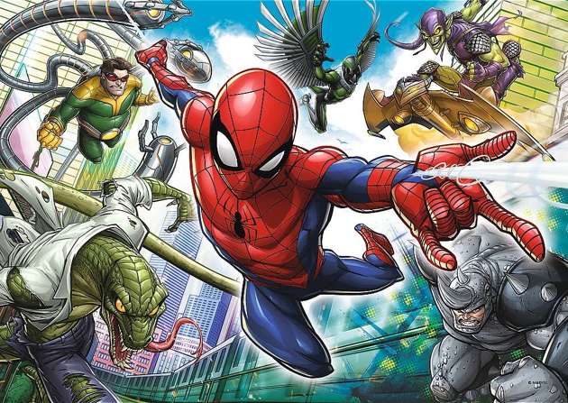 Marvel Puzzle 200 elementów Spiderman Urodzony bohater