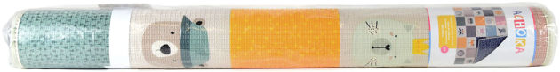 Mata piankowa XPE edukacyjna skandynawska dla dzieci zwierzątka 150 x 98 x 0,5 cm 