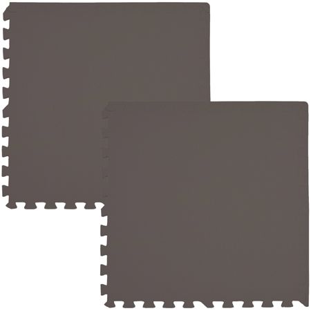 Mata piankowa podłogowa Humbi 120x60 Duże puzzle piankowe wodoodporne bezpieczne 2 szt. brązowy