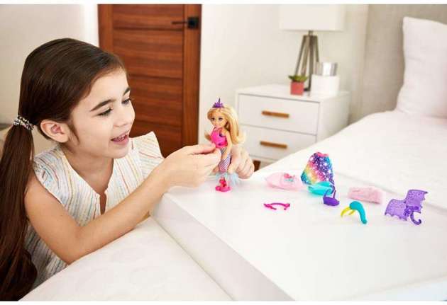 Mattel Barbie Chelsea Dreamtopia lalka+ubranka