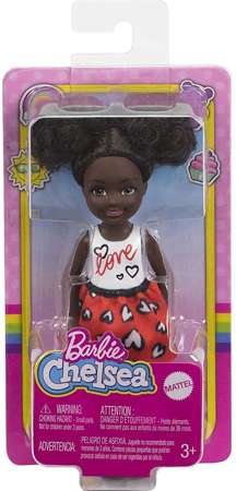 Mattel Barbie Chelsea lalka w bluzeczkę z nadrukiem