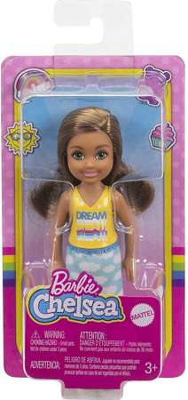 Mattel Barbie Chelsea lalka w bluzeczkę z napisem
