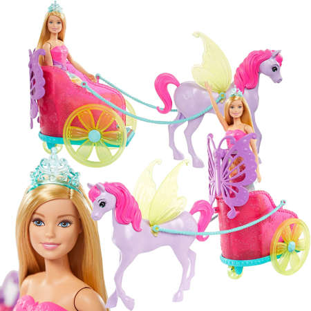Mattel Barbie Dreamtopia Rydwan z Pegazem