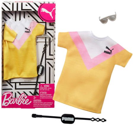 Mattel Barbie Ubranko dla lalki Puma żółte
