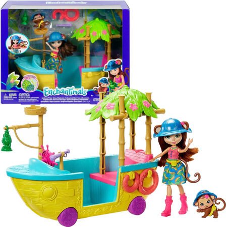 Mattel Enchantimals Tropikalna łódka