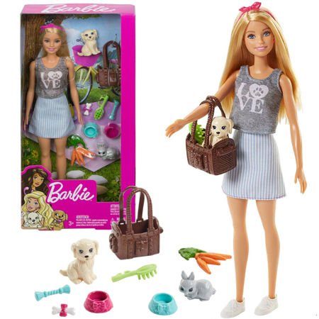 Mattel FPR48 Barbie Lalka ze zwierzątkami