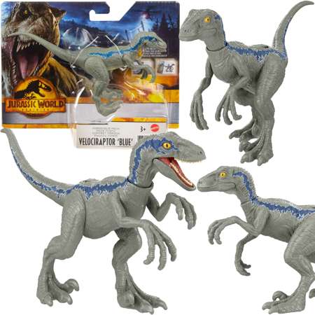 Mattel Figurka Jurassic World Velociraptor Blue