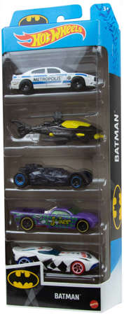 Mattel Hot Wheels 5-pak autek Batman