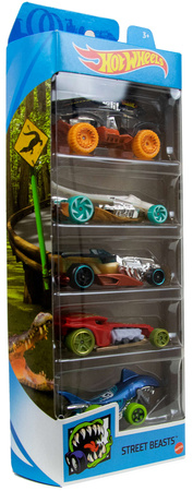 Mattel Hot Wheels 5-pak autek Street Beasts