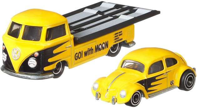 Mattel Hot Wheels pojazd transportujący + auto Volkswagen