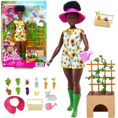 Mattel Lalka Barbie ogrodniczka z króliczkiem