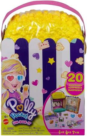 Mattel Polly Pocket Popcorn zestaw z niespodz