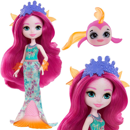 Mattel Royal Enchantimals Maura Mermaid z rybką