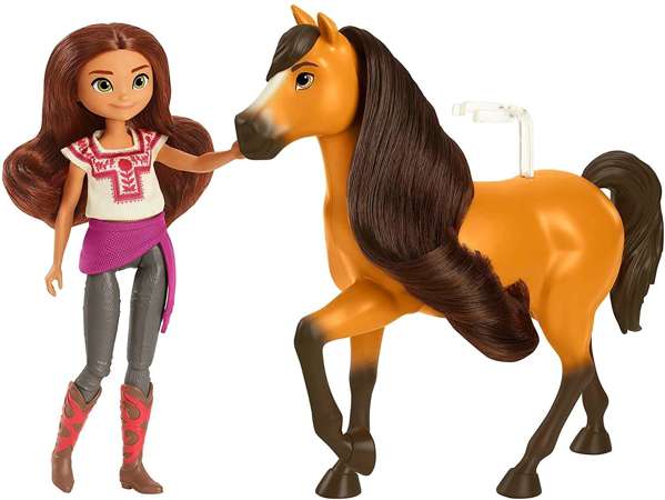 Mattel Spirit Lucky i Spirit lalka i koń
