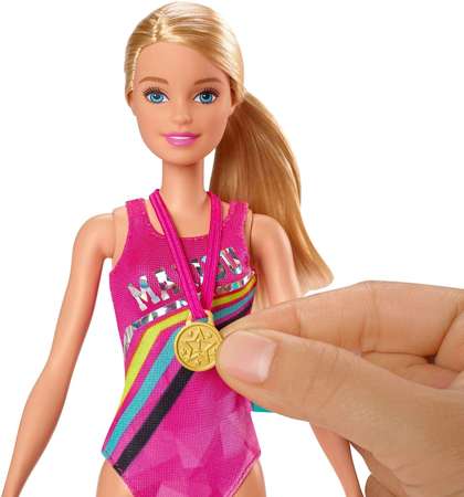 Mattel Zestaw Barbie Lalka pływaczka i Ken Ratownik