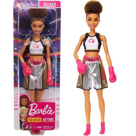 Mattel lalka Barbie You can be Kariera Bokserka 