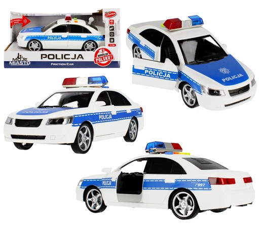 Mega Creative Auto policyjne radiowóz światło i dźwięk