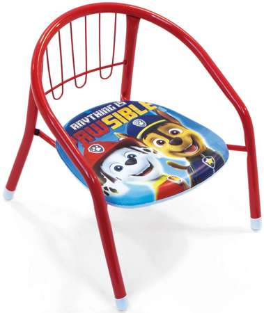 Metalowe krzesełko do pokoju dziecięcego Psi Patrol