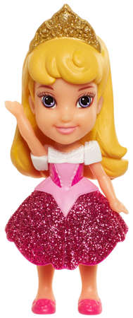 Mini lalka Aurora w różowej sukience