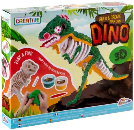 Model drewniany pianka do modelowania Dino 3D szkielet dinozaur