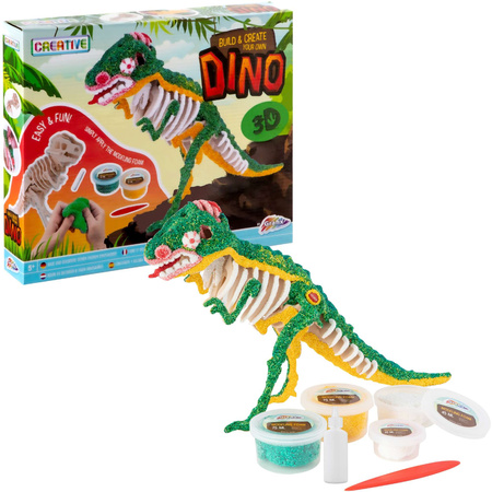 Model drewniany pianka do modelowania Dino 3D szkielet dinozaur