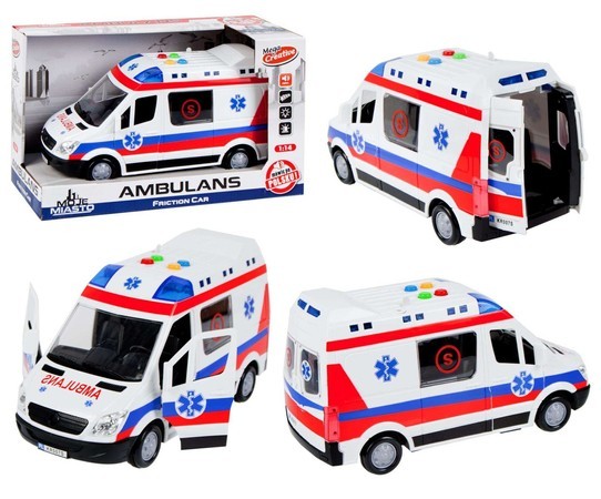 Moje Miasto Ambulans z dźwiękiem i światłem USZKODZONE OPAKOWANIE