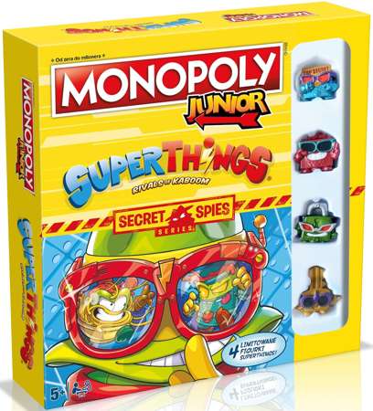 Monopoly Junior Super Zings Things rodzinna gra planszowa Winning Moves