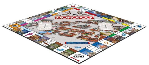 Monopoly Poznań planszowa gra rodzinna Winning Moves
