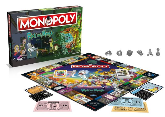 Monopoly Rick and Morty gra 2-6 graczy 17+ pionki kolekcjonerskie