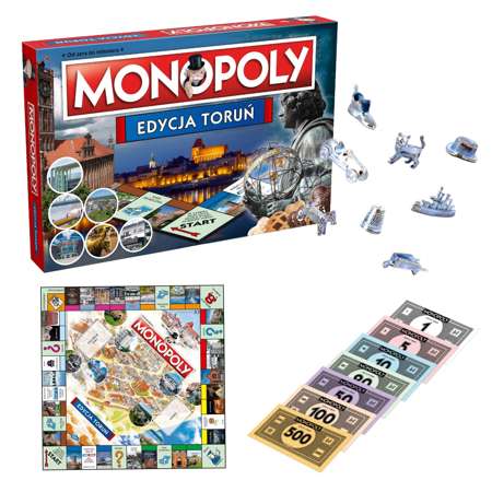 Monopoly edycja Toruń ekonomiczna Gra planszowa